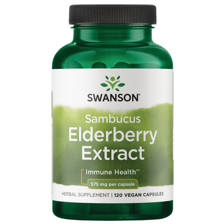 Swanson Czarny Bez Extract 575 mg 120 kapsułek