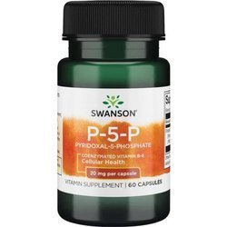 Swanson Witamina B6 P-5-P 20 mg 60 kapsułek