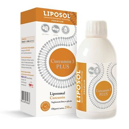 Liposol Curcumin 3 PLUS Liposomalna kurkumina 170 mg 250 ml