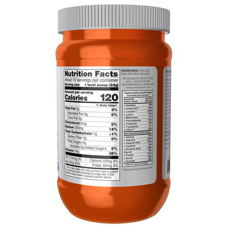 Now Foods Pea Protein Puder 907 g