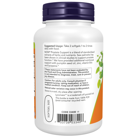 Now Foods Prostate Support 180 kapsułek