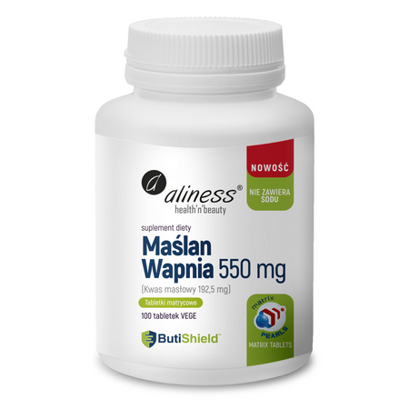 Aliness Maślan Wapnia 550 mg 100 tabletek