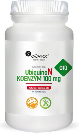 Aliness Koenzym Q10 100 mg 100 kapsułek vege