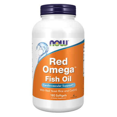 Now Foods Red Omega Fish Oil 180 kapsułek
