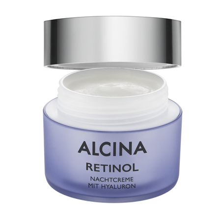 ALCINA Retinol Night Cream – przeciwzmarszczkowy krem do twarzy na noc z retinolem, 50 ml