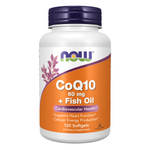 Now Foods Koenzym Q10 60 mg Fish Oil 120 kapsułek
