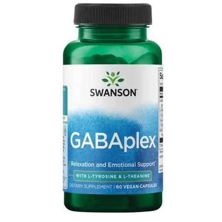 Swanson GABAplex with L-Tyrosine, L-Theanine 60 veg kaspułek