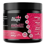 ALLHydrate Elektrolity Raspberry 305 g proszek