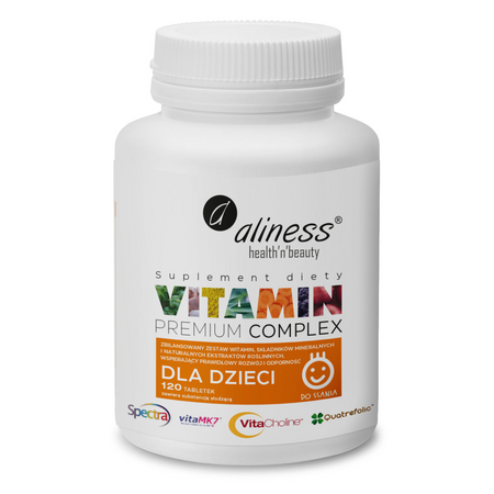 Aliness Vitamin Premium Complex dla Dzieci 120 tabletek do ssania