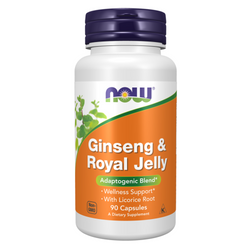 Now Foods Ginseng i Royal Jelly 90 kapsułek