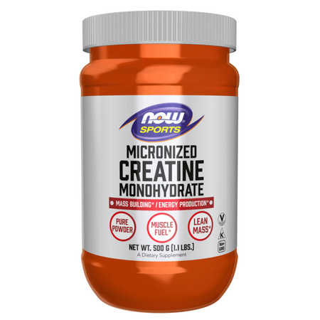 Now Foods Creatine Monohydrate, Micronized Powder 500 g