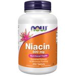 Now Foods Niacyna 500 mg 250 tabletek