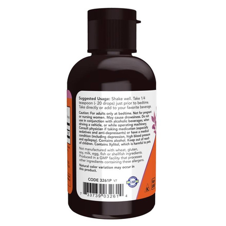 Now Foods Melatonina Liquid 59 ml krople