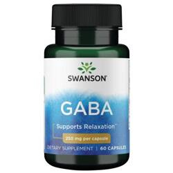 Swanson GABA (Kwas Gamma Aminomasłowy) 250 mg 60 kapsułek