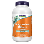 Now Foods Magnesium Citrate 200 mg 250 tabletek