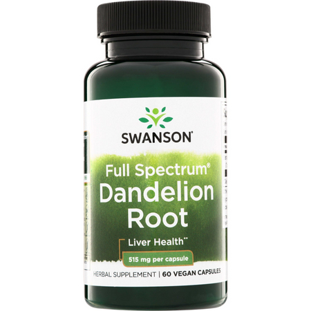 Swanson Mniszek Lekarski (Dandelion) 515 mg 60 kapsułek