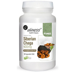 Aliness Siberian Chaga Extract 400mg 90 kapsułek