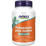 Now Foods Potassium plus Iodine 180 tabletek