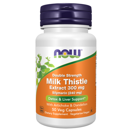 Now Foods Ostropest Plamisty (Milk Thistle) 300 mg Extract 50 kapsułek