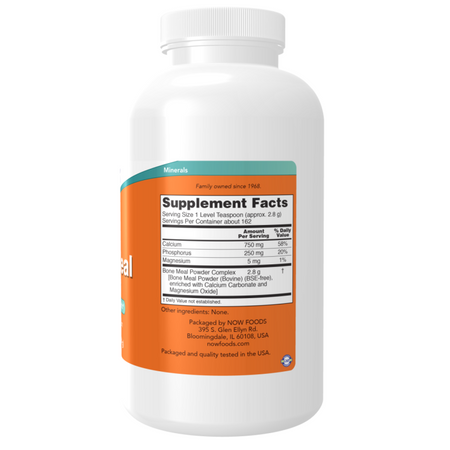 Now Foods Bone Meal Puder 454 g