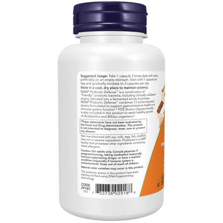 Now Foods Probiotic Defense 90 kapsułek