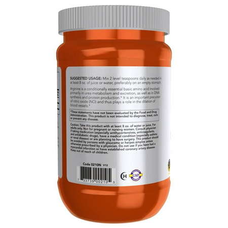 Now Foods L-Arginine Powder 454 g