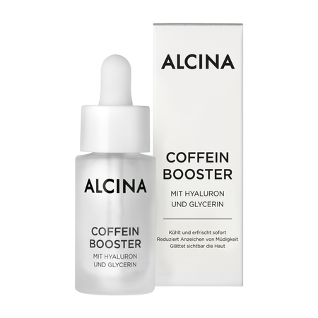 ALCINA Caffeine Booster – kofeinowy booster do twarzy przeciw oznakom zmęczenia, 15 ml