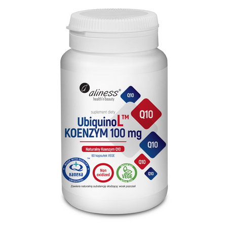 Aliness Ubiquinol Koenzym Q10 100 mg 60 kapsułek vege
