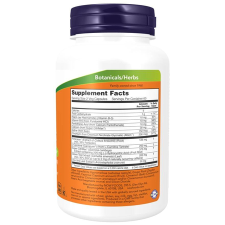 Now Foods Diet Support 120 veg kapsułek