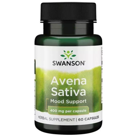 Swanson Avena Sativa 400 mg 60 kapsułek