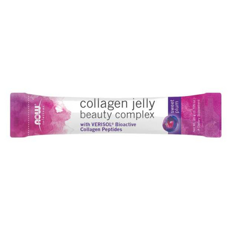 Now Foods Collagen Jelly Beauty Complex Sweet Plum 10 saszetki