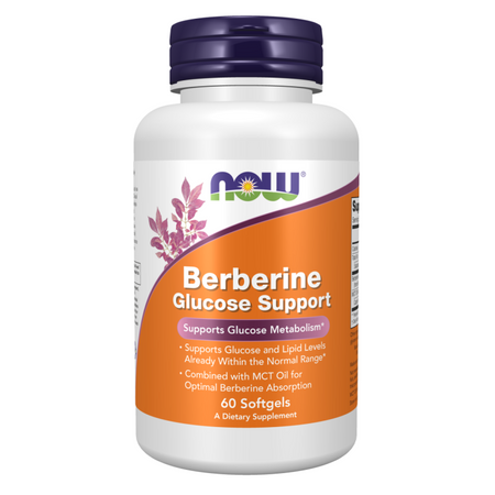 Now Foods Berberine Glucose Support 60 kapsułek