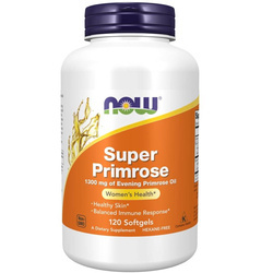 Now Foods Super Primrose 1300 mg 120 kapsułek