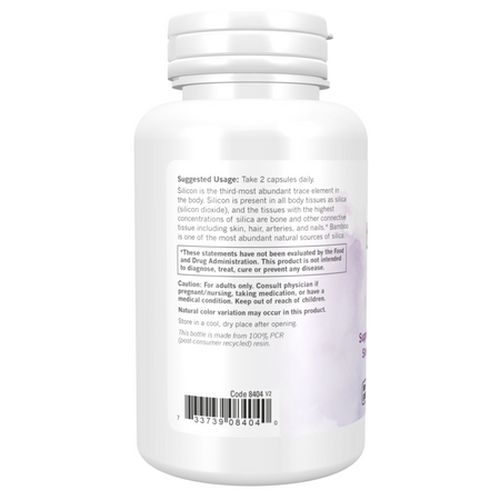 Now Foods Bamboo Silica Beauty 90 veg kapsułek