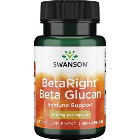 Swanson BetaRight Beta Glucan 250mg 60 kapsułek