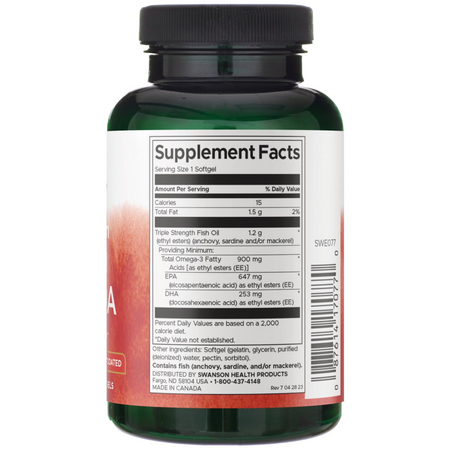 Swanson Triple Strength Super EPA-DHA 60 kapsułek