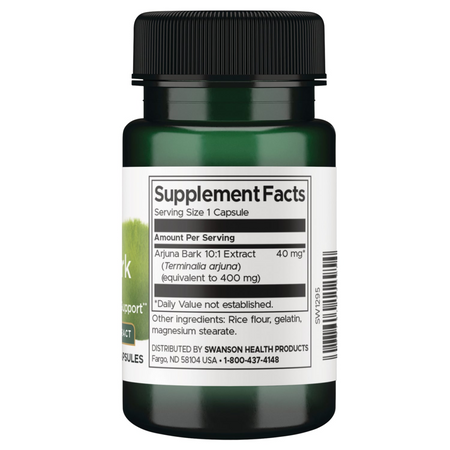 Swanson Arjuna Bark 40 mg 60 kapsułek