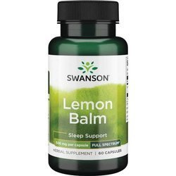 Swanson Melisa Lekarska (Lemon Balm) 500 mg 60 kapsułek