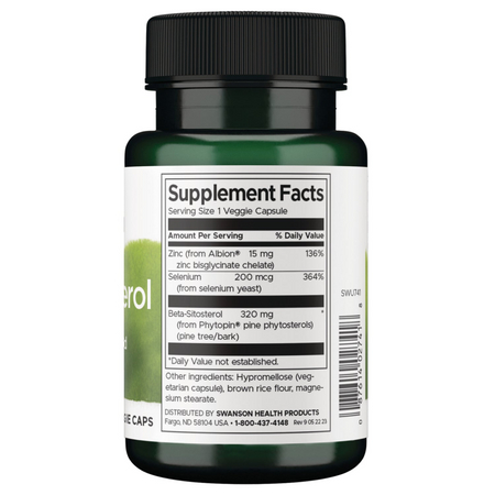 Swanson Beta-Sitosterol 320 mg 30 kapsułek