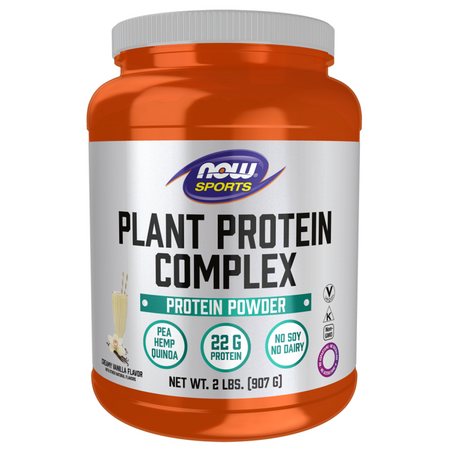 Now Foods Plant Protein Complex Puder Wanilia 907 g