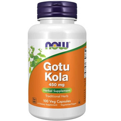 Now Foods Gotu Kola 450 mg 100 kapsułek