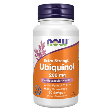 Now Foods Ubiquinol 200 mg Extra Strength 60 kapsułek