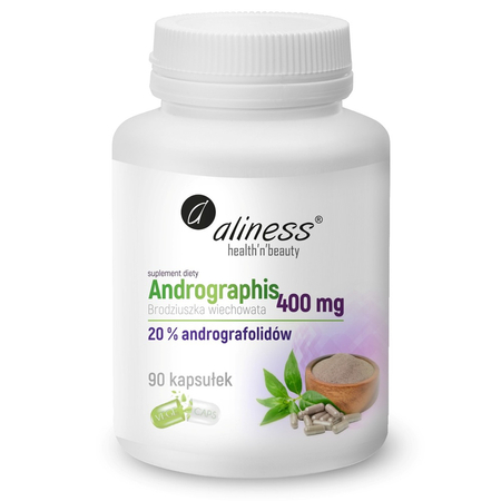 Aliness Andrographis 400 mg Extract 90 kapsułek