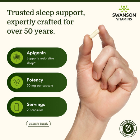Swanson Apigenin 50 mg 90 kapsułek