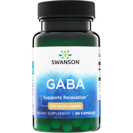 Swanson GABA (Kwas Gamma Aminomasłowy) 250 mg 60 kapsułek