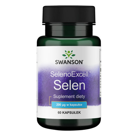 Swanson Selen SelenoExcell 200 mcg 60 kapsułek
