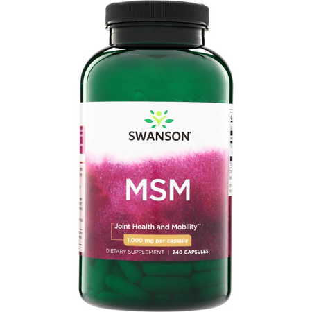 Swanson MSM Metylosulfonylometan 1000 mg 240 kapsułek