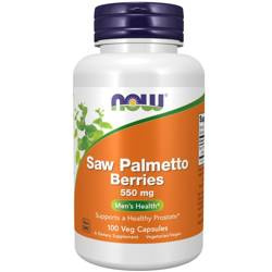 Now Foods Palma Sabałowa (Saw Palmetto) 550 mg 100 kapsułek