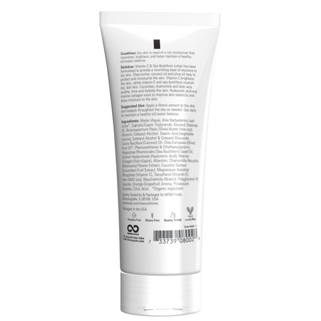 Now Foods Vitamin C, Sea Buckthorn Lotion 237 ml