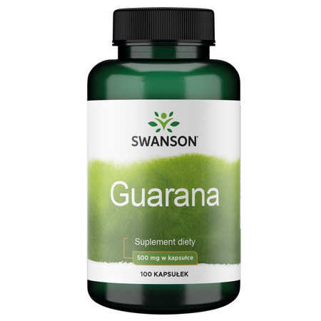Swanson Guarana 500 mg 100 kapsułek